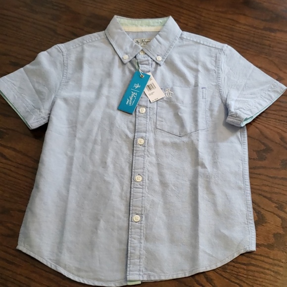Boys button down short sleeve collared shirt. - Picture 1 of 4